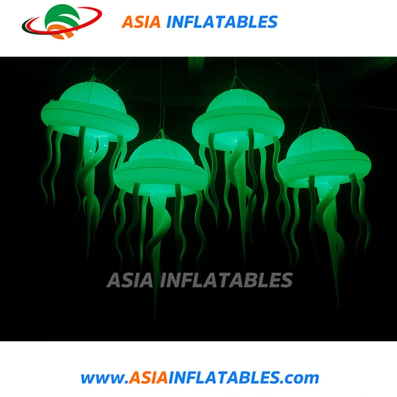 Color Changeable Luminous Jellyfish Inflatable for Art Show