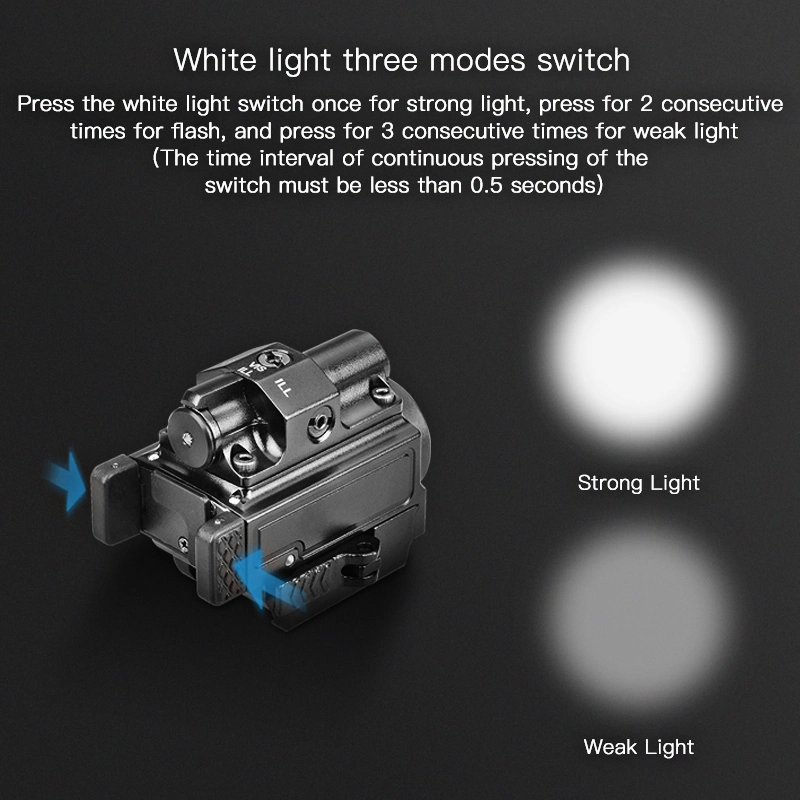 Tan Color Aluminum USB-C Charge Combo Light Gun Laser Sight Accessories