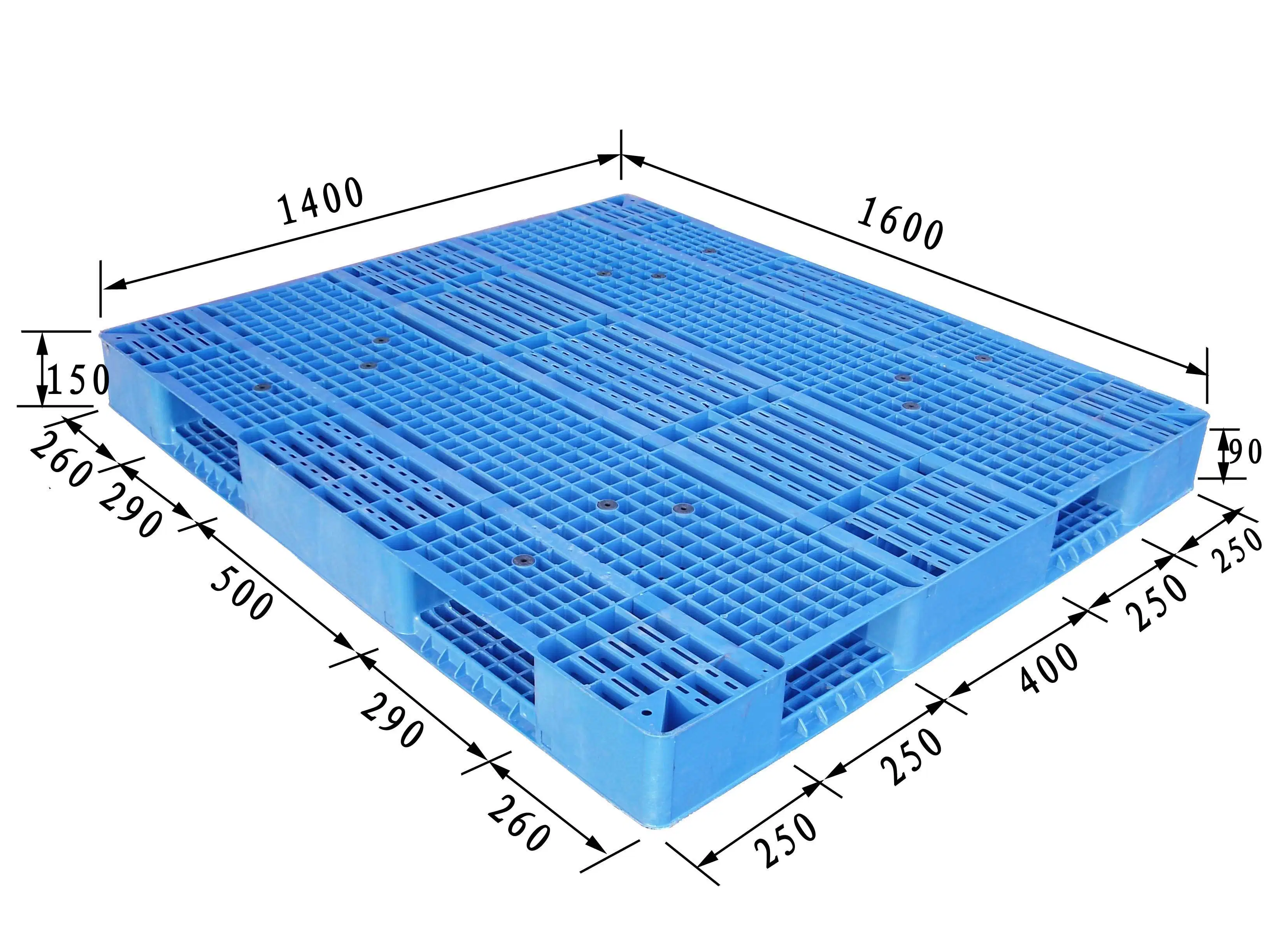 Longshenghe Heavy Duty Double Sided Plastic Pallet HDPE Warehouse for Storage