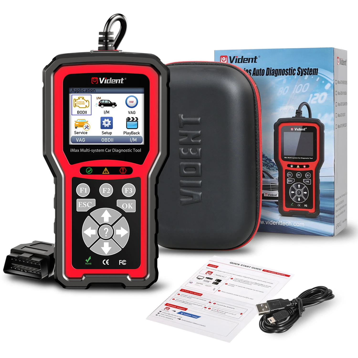 Imax4301 Vident Vaws V-a-G es compatible con la herramienta de servicio de diagnóstico OBD 9 Funciones especiales