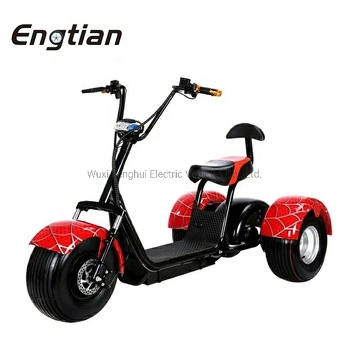 Engtian New Model Powerful Scooter 3 Wheel Adults Electric Tricycle 1500W Bike