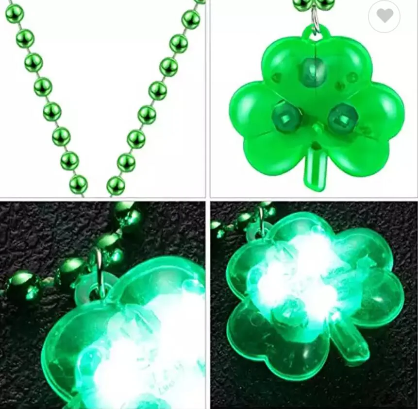 OEM, ODM Design Mardi Gras Glowing Necklace LED Pendant