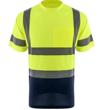 OEM Green Hi Vis Breathable Construction Vest, Reflective Cycling Safety Vest