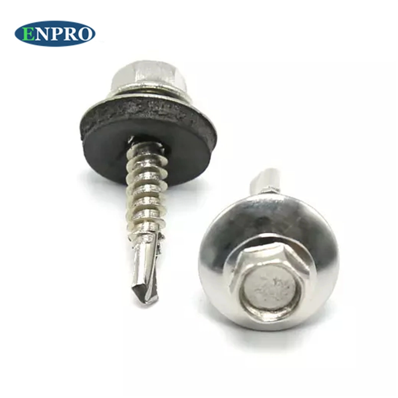 Building Roofing Screws Tornillos Hexagonal Hex Head Self Drilling Screws with Washers