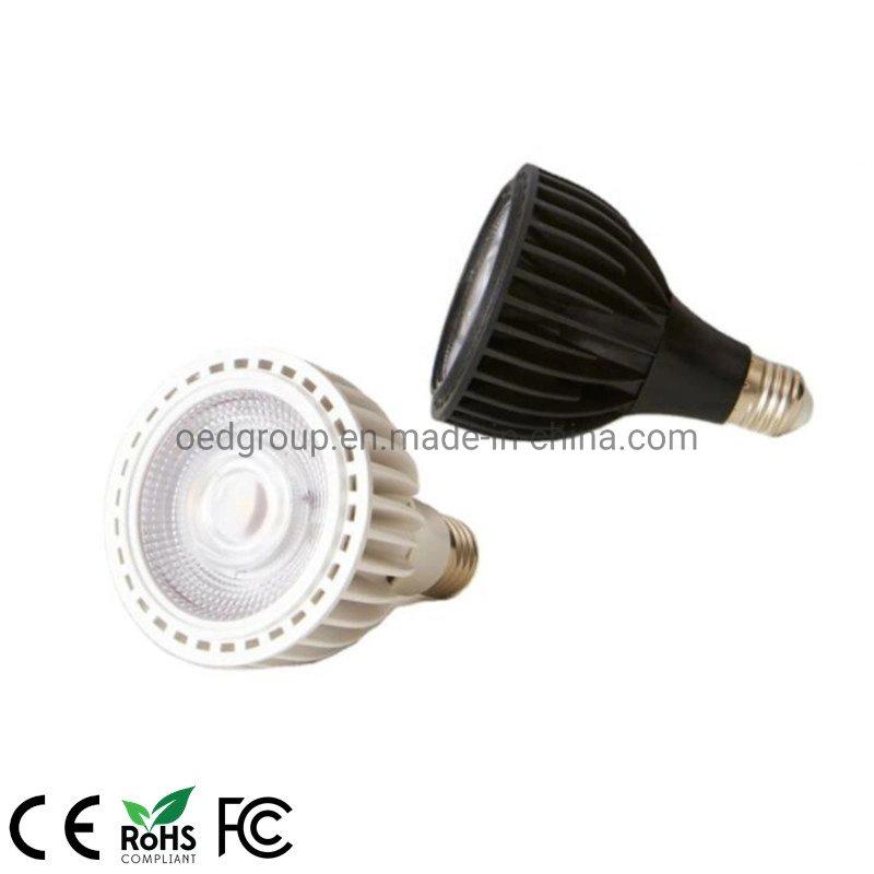 Aluminum Cooler Light E26 E27 20W 25W Long Neck PAR 30 400-780nm Plant Growing LED Bulb PAR30