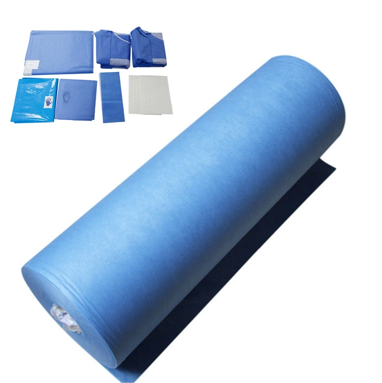 ISO En 13795-1: 2019 Surgical Drape Making SMS SMMS Nonwoven Fabric Roll