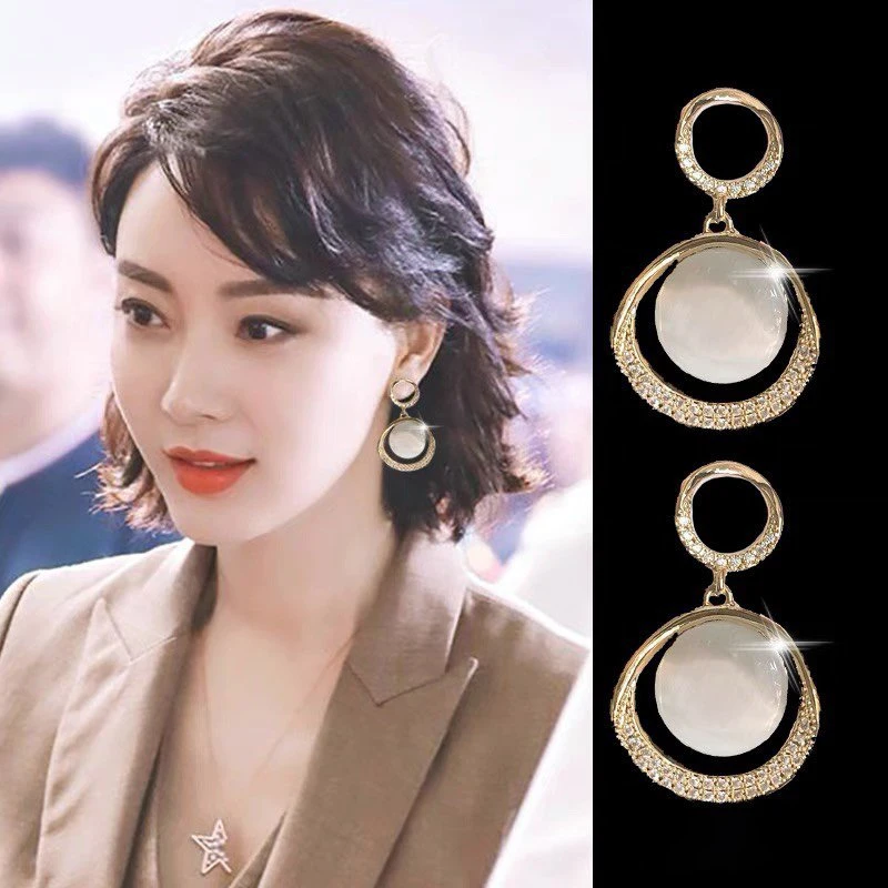 Jewelry Wholesale/Supplier S925 Silver Zircon Stud Earrings Fashion Simple