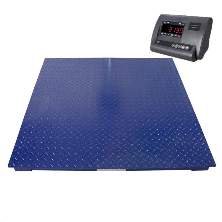 Escala de piso electrónico 1.5X1.5m escala de plataforma 2ton 5ton de China Fábrica