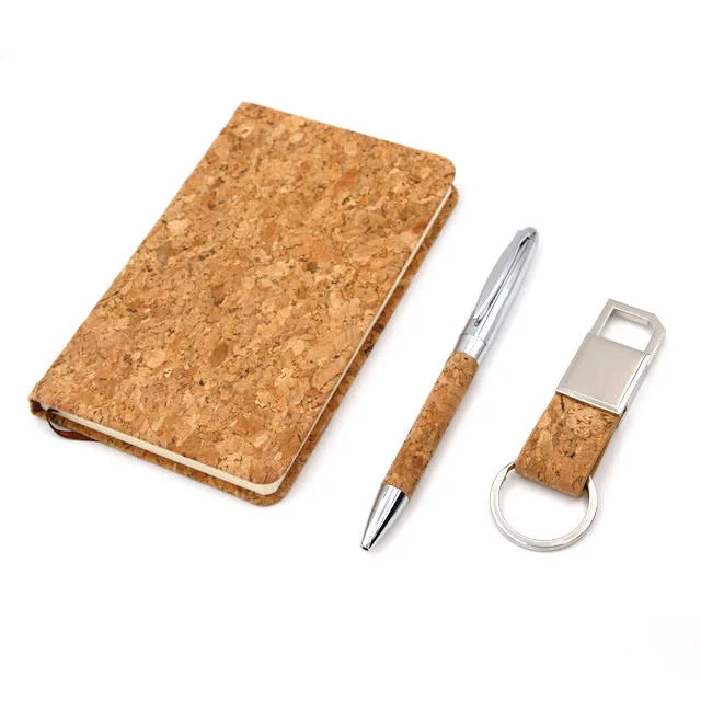 A5 Recycled Journal Hardcover Classmate Lined Paper Cork Paper Notebook