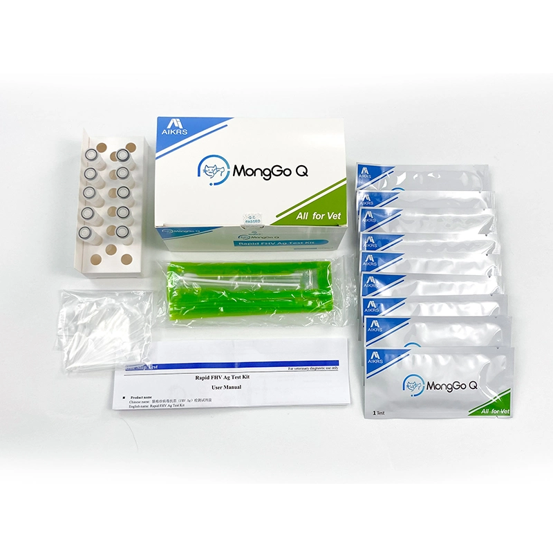 Vet Clinic Use Feline Herpesvirus-I Antigen Fhv AG Test Kit for Pet