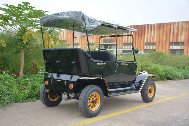 Energy Saving Classic Golf Carts with 2 Rows Vintage Type