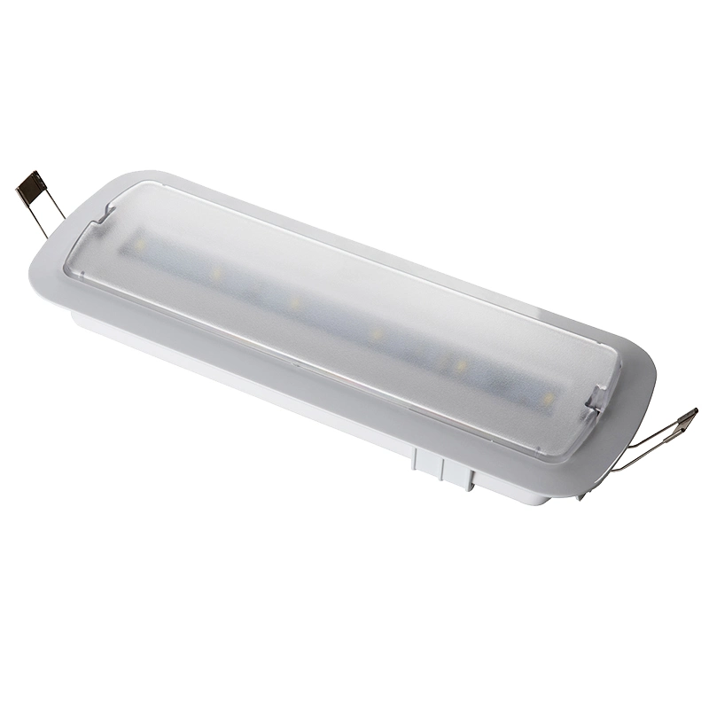 Lampe de plafond rechargeable à batterie d'urgence homologuée ce à LED 3 W