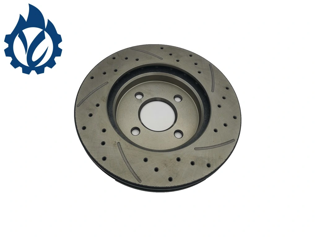 Scratched and Perforated Front Brake Disc for Nissan Df7330