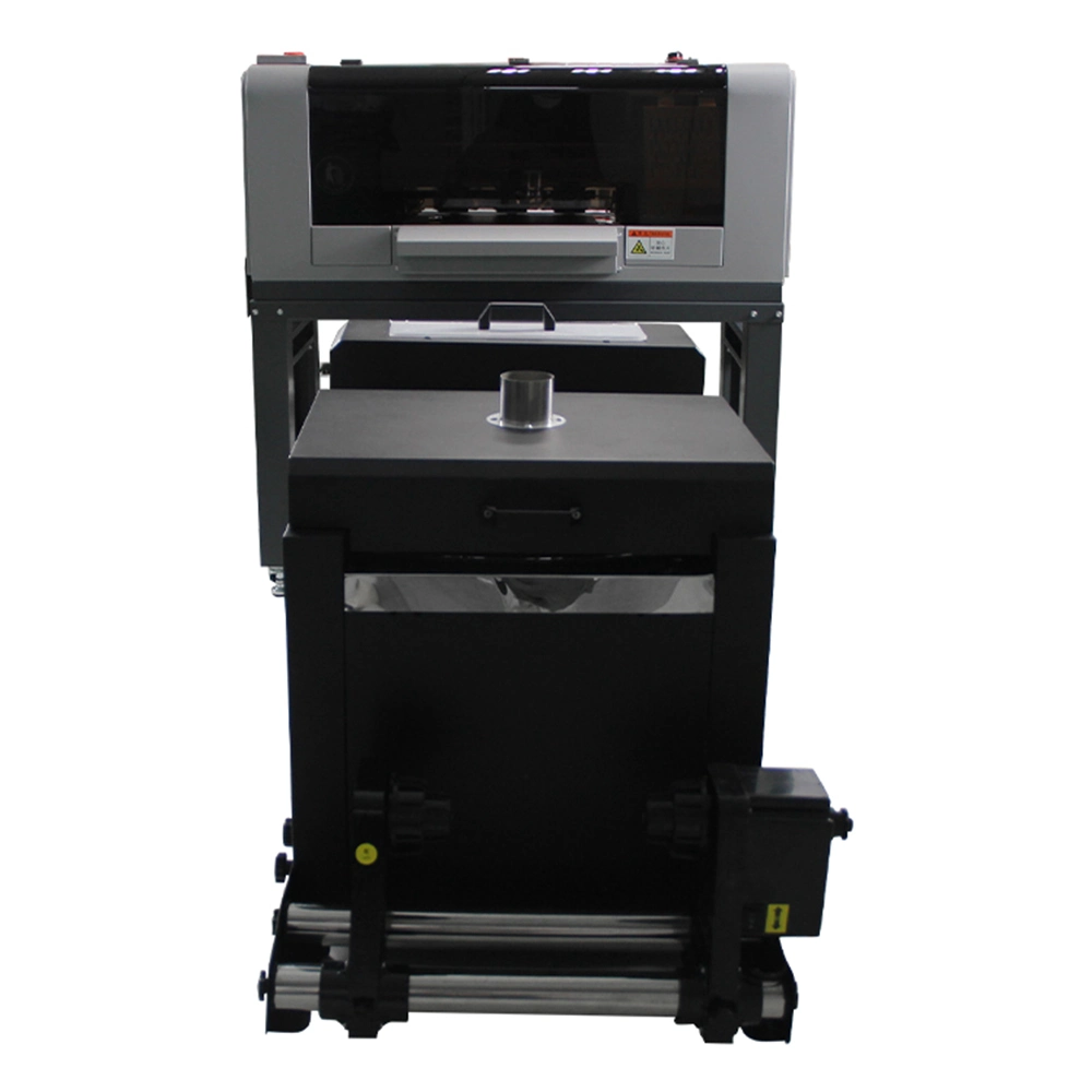 Impressora DTF A3 de secretária, com 30 cm Lancelot DTF, kit XP600 cabeça de impressão e A3 suporte para agitação de pó lata da máquina Imprimir tinta fluorescente