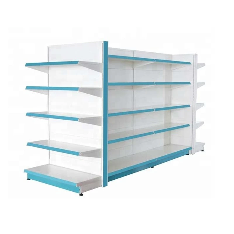 Convenience Store Shelf Supermarket Shelves Gondola Shop Single Double Side Grocery Store Rack Equipment Combined