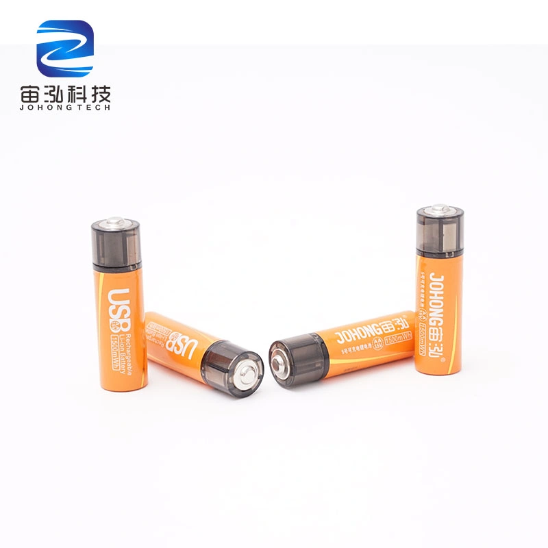 Rechargeable Li-ion Over 1000 Cycles USB Batteries