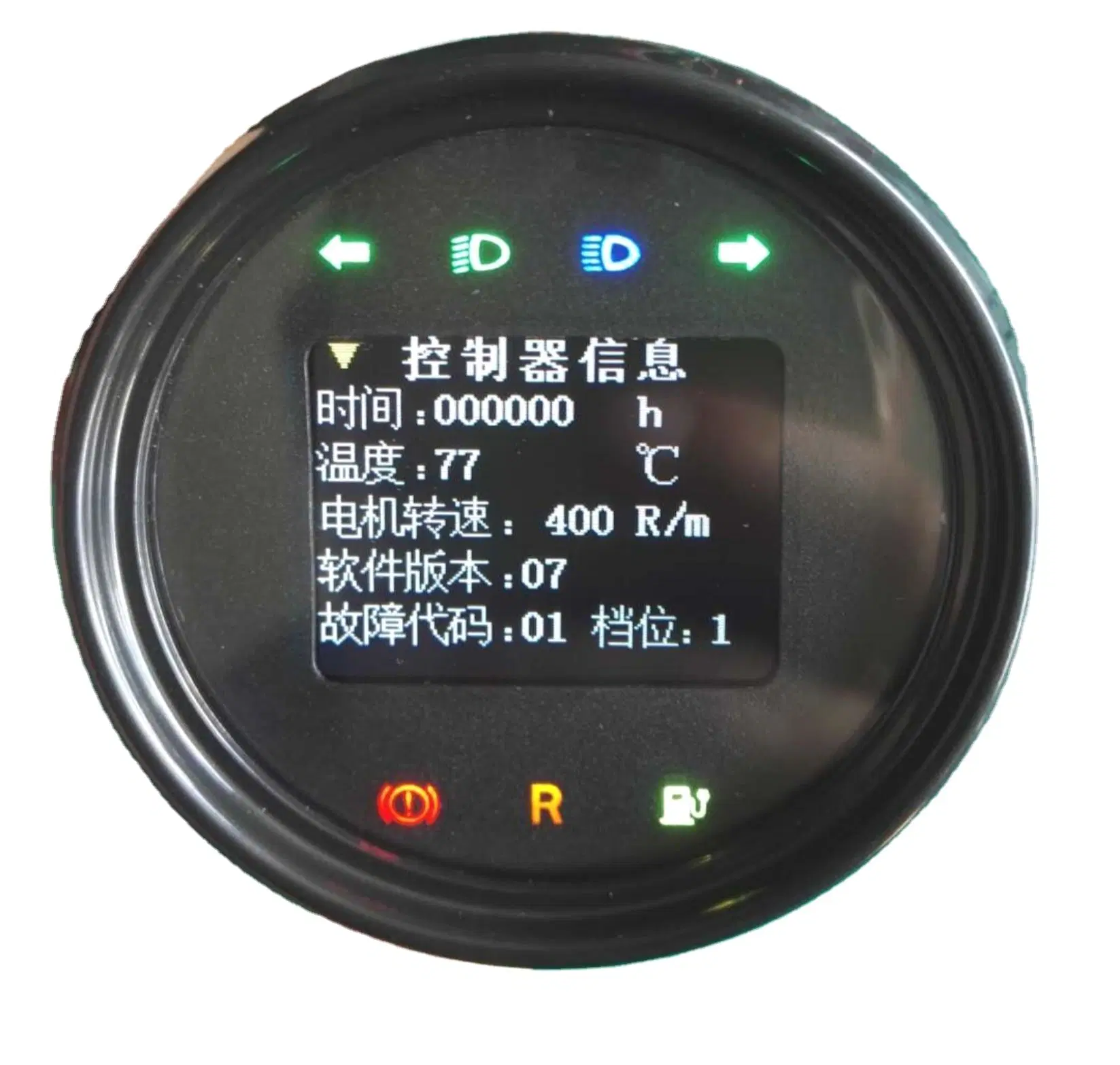 LED Wide Viewing Angle Green Electrical Battery Energy Meter Spi-840