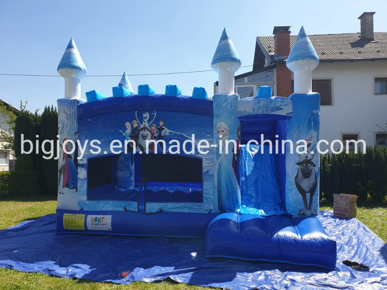 Combinação de Castelo de Bounce insuflável e tema de Princesa congelada da Hot Sale para Venda