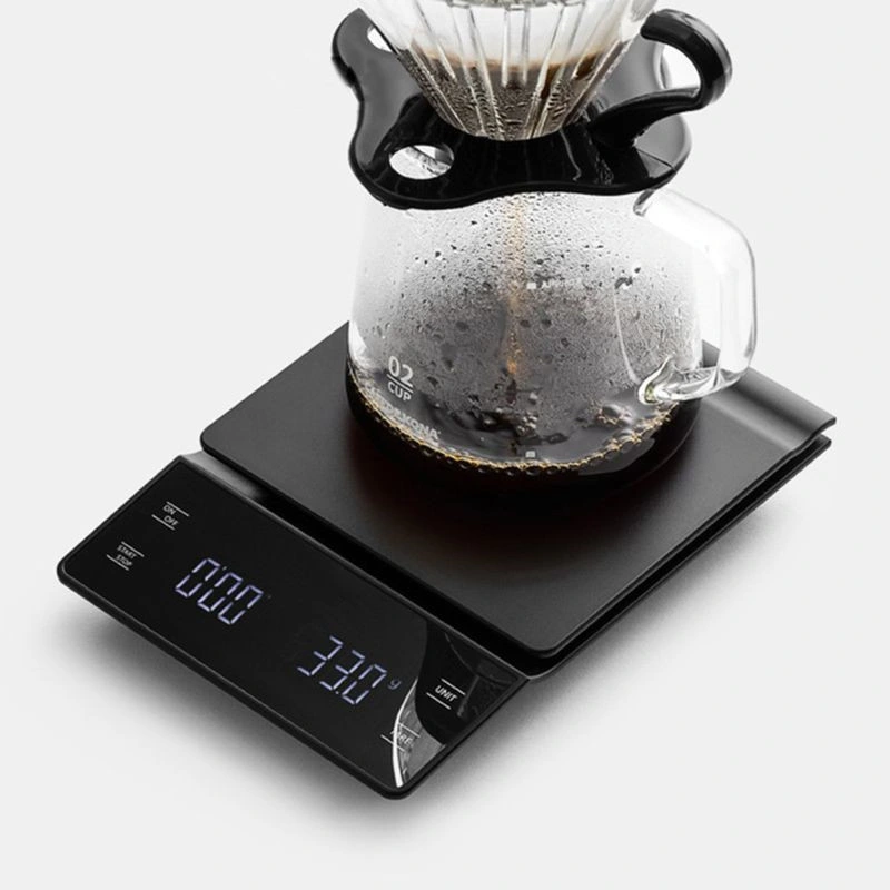 Balance de pesée professionnelle Digital-Ratio Cafee Balance à café 3kg 0.1g