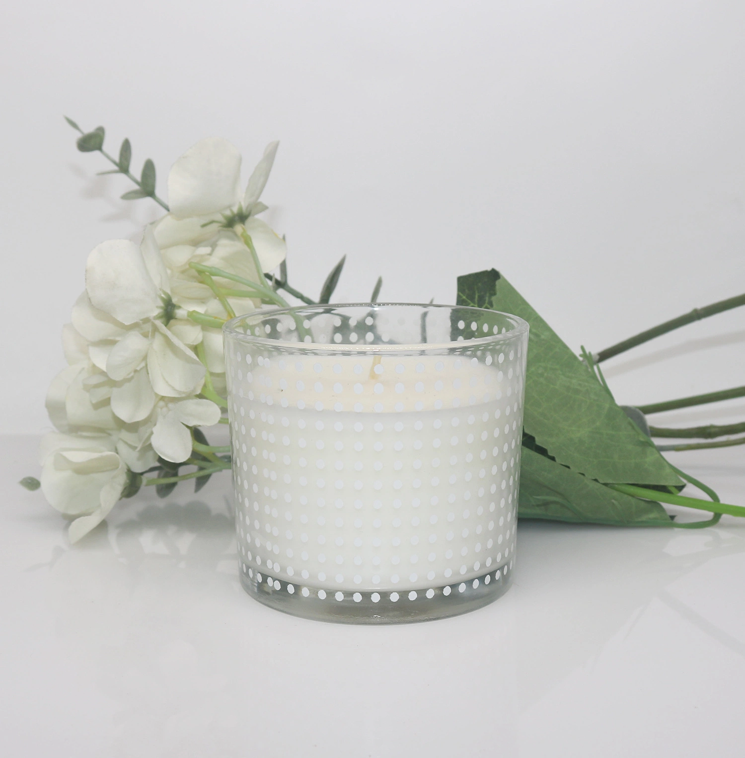 Best Seller White Spots Scented Jar Candle Gift