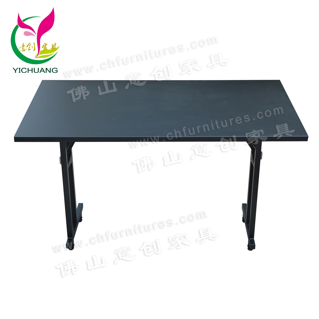 Yc-T153 Foshan Wholesale/Supplier Black Modern Meeting Room Table