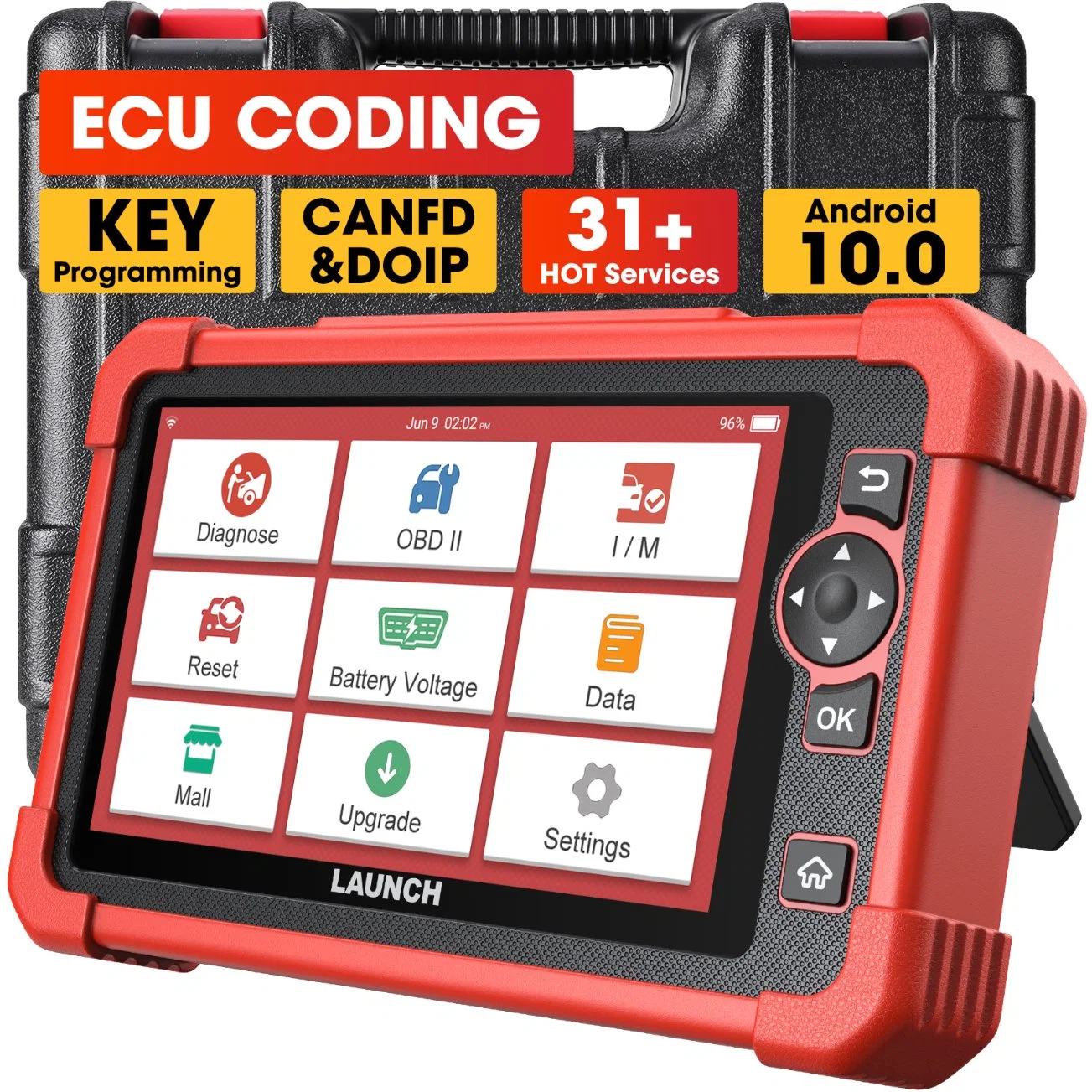 Nuevo Lanzamiento original CRP919X919 de PCR PCR909X Crp 909X 909 OBD2 Obdii Escaner Automotriz el lector de código de diagnóstico Toolp completa del sistema.