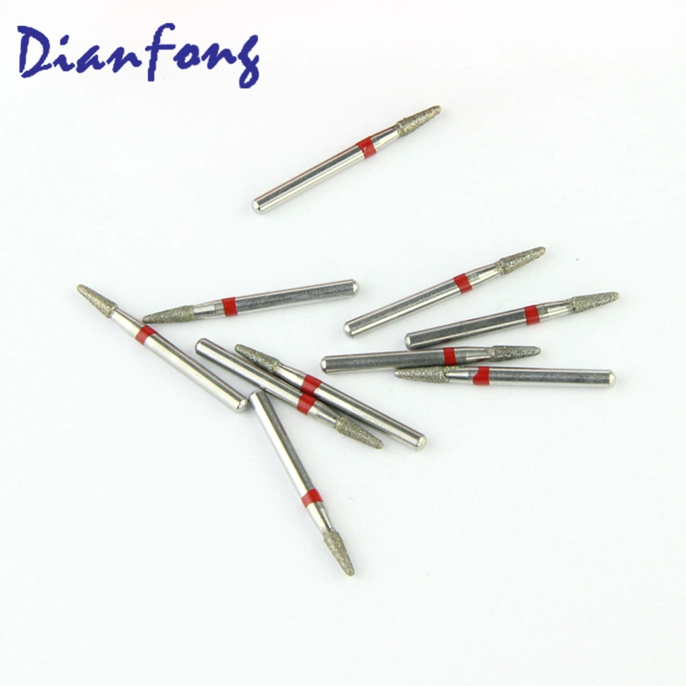 Cr-12f (876F) Torpedo, Conical Fg High Speed Diamond Bur Dental