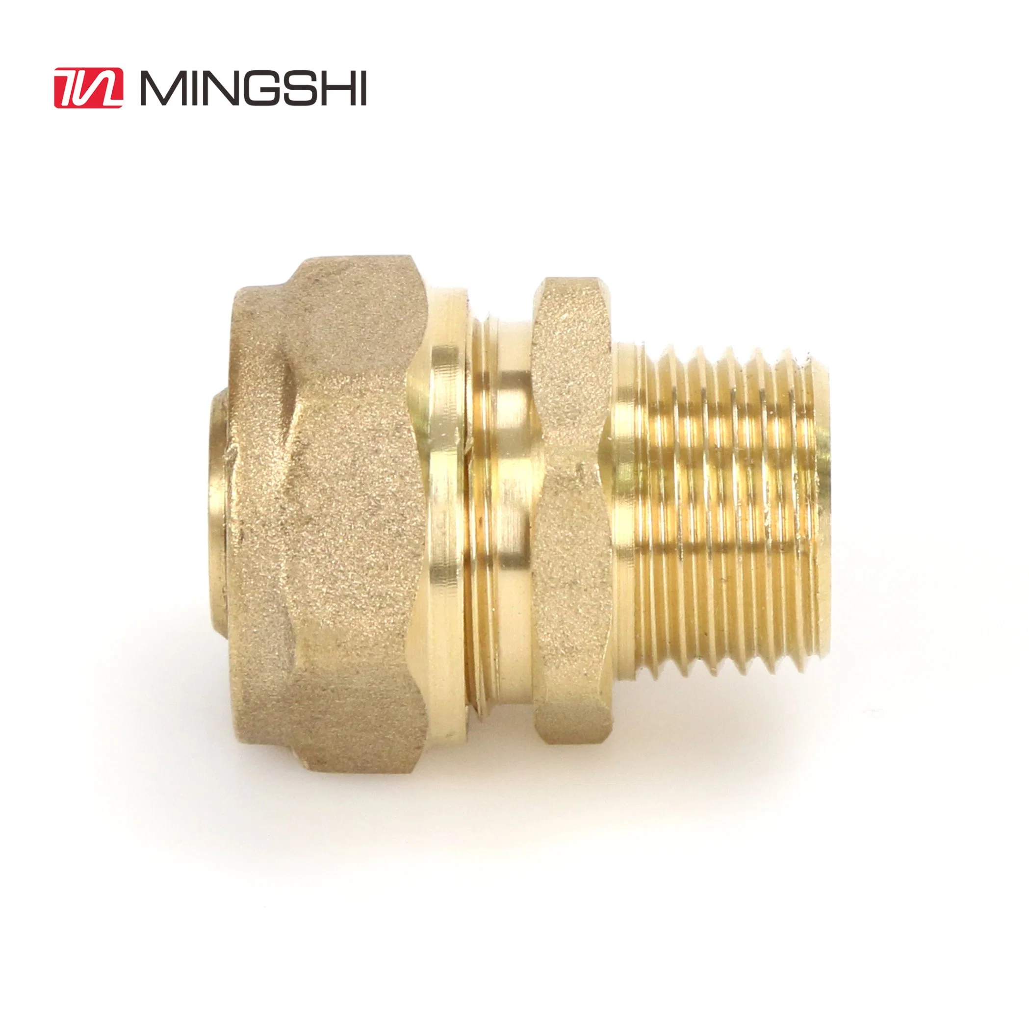 Cw617/Hpb58-2 Brass Copper Connector/Brass Compression Fittings/Plumbing Fitting/Copper Fitting/Water Fitting/Coupling with CE/Acs/Skz/Aenor