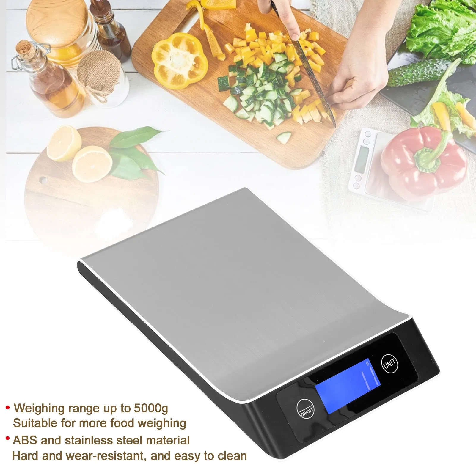 Hot Sale 2023 Lightweight Stainless Steel Home Kitchen Digital Kitchen Scale