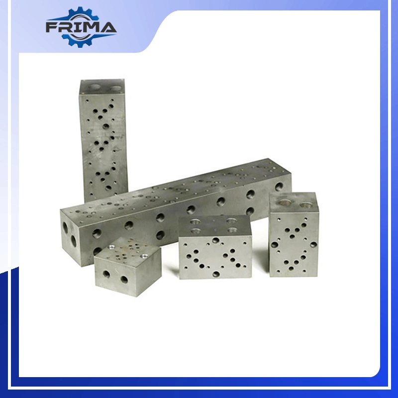 OEM CNC Machining Valve Adaptors Hydraulic Manifold Block