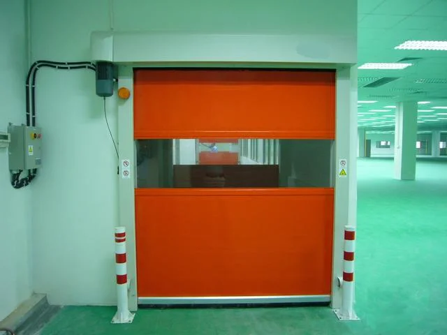 Safety PVC Warehouse Sanitary Dust Proof High Speed Rolling Fast Door Shutter