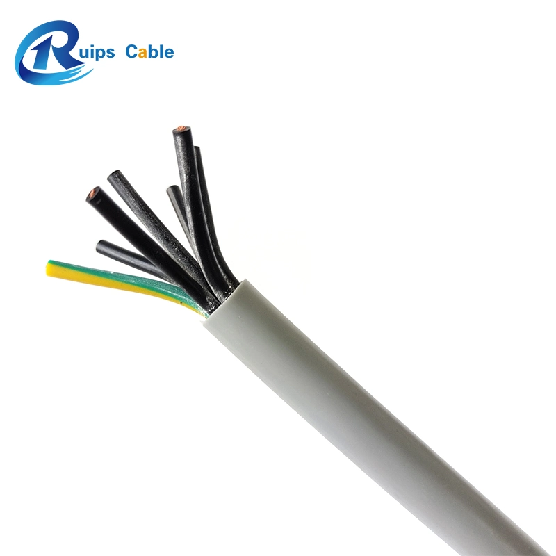 Industrial Wire Yy LSZH/Cy/Sy 0.75mm/1.5mm/2.5mm Tinned Copper Braid Shielded Halogen-Free Flexible Control Cable