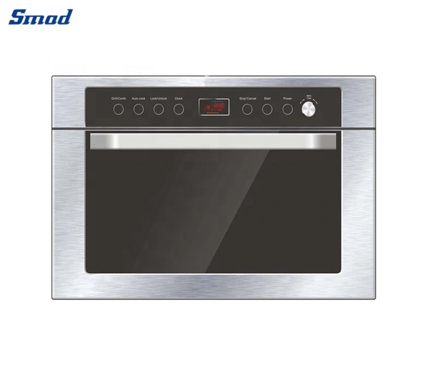 Smad LED Display Control Solo Grill Convection Built in Microwave Oven