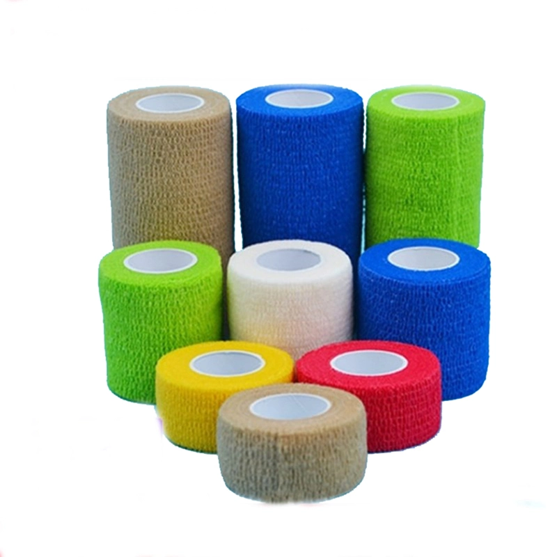 Enveloppement Bluenjoy Pet imprimé bande élastique souple Vet cohésive Bandage vétérinaire