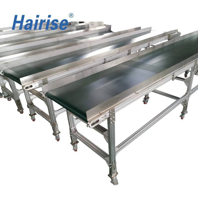 Hairise Best Price Comfortable China High quality/High cost performance  PVC Belt Turning Conveyor System