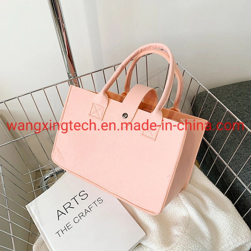 Wholesale 2022 New Bag Macaron Color Candy Tote Bag Handbag Picnic Photo Daily Large-Capacity Women's Bag