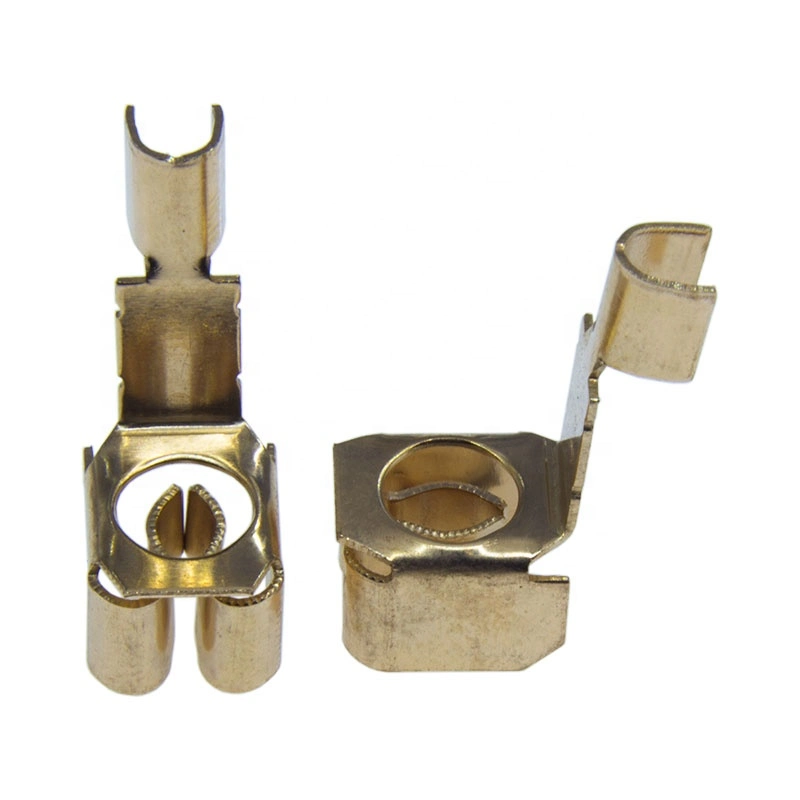 Custom Electrical Socket Contacts, Brass Metal Stamping Parts