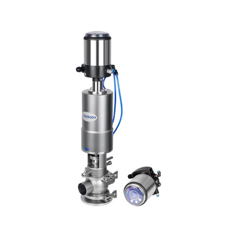 3A Sanitary Mixproof Valve with Pneumatic Actuator for Dairy Beverage