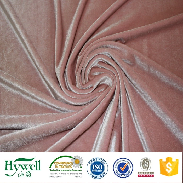 Polyester Velvet Curtain Fabric with Wide Width