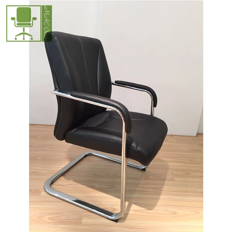 Office Workstation Mesh Waiting Chair with Chrom Bow Leg Visitor Chair