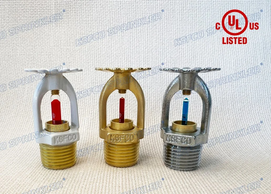 UL Fire Sprinkler Chrome Brass White