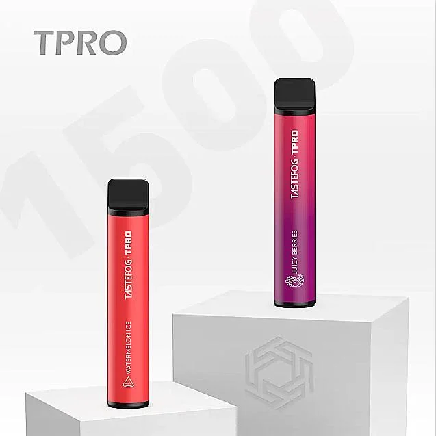 Best Quality Puff Plus Wholesale/Supplier Disposable/Chargeable Vape Pen Pod Original Tastefog Tpro Puff Plus DHL Shipping Good Flavors 1500 Puff Plus