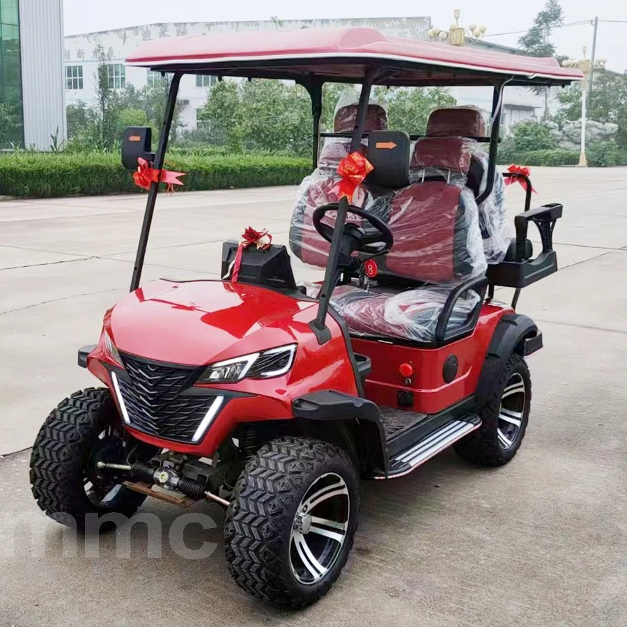 Actualizado 4 asientos Cool 48V/60V/72V 5000W Electric Golf Carts para Caza Familiar