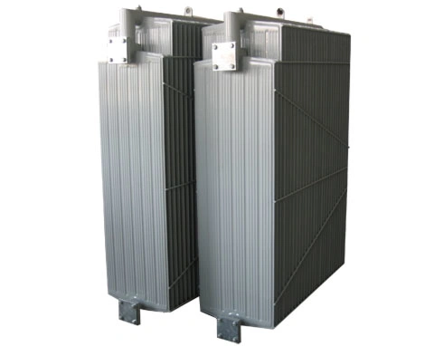 Panel de acero del intercambiador de calor transformador eléctrico de refrigeración de aceite de aleta de potencia de corte angular del sistema de calefacción radiador