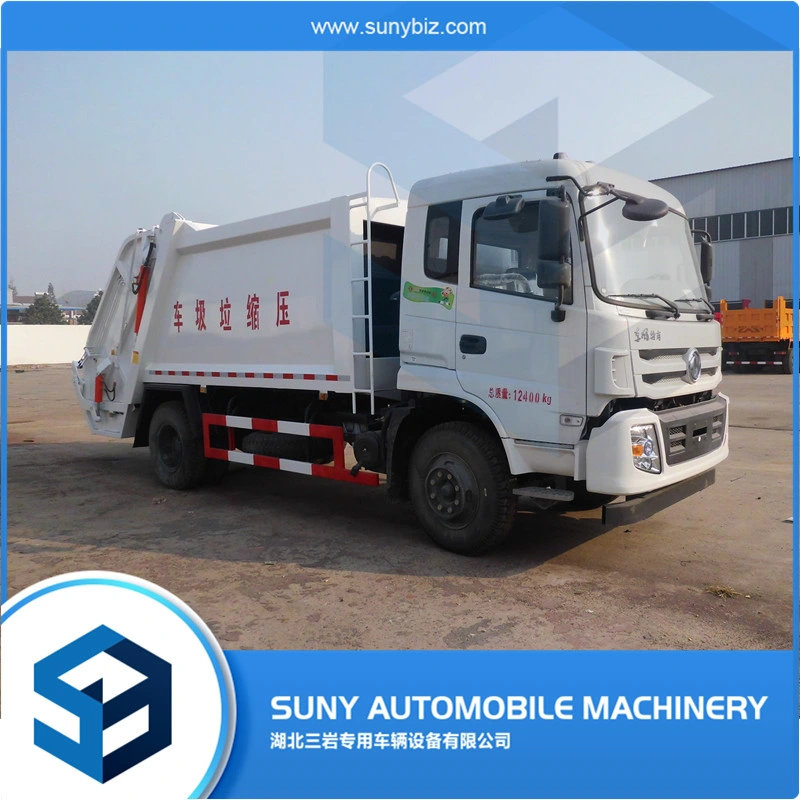 Dongfeng Bin Lorry 12cbm Skip Loader Garbage Truck Refuse Collection Vehicle