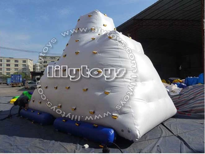 High quality/High cost performance Floating Inflatable Iceberg Water Toy with Best Handle