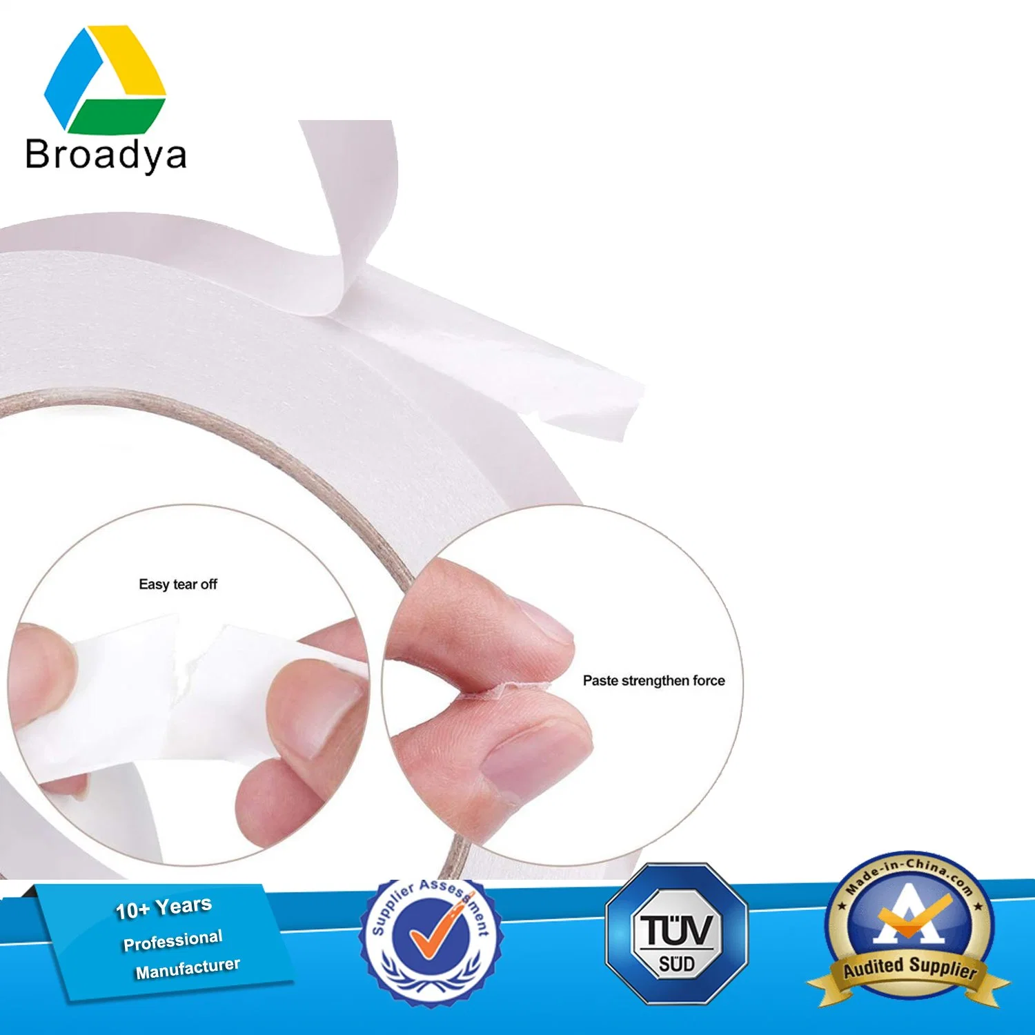 Factory Directly Cheap Wholesale/Supplier Hot Melt Double Sided Office Stationery Tape