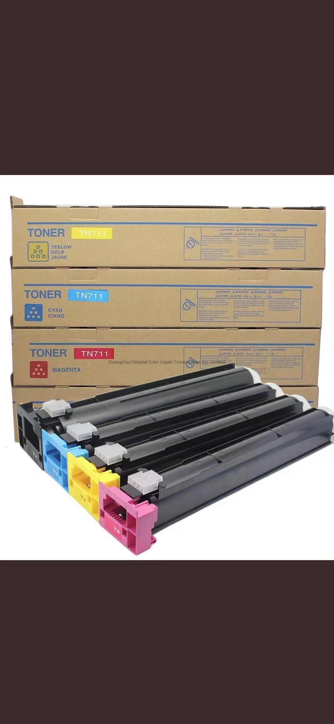 Tn711 Tn713 Toner Cartridge for Konica Minolta Bizhub C654 C754 Konica Color Toner