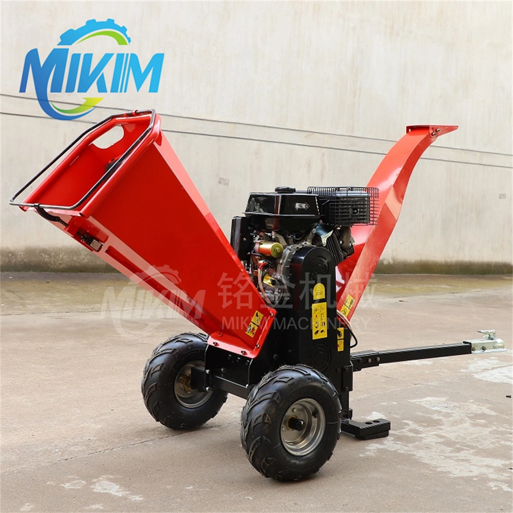 Grass Coconuts Shell Straw Wood Shredding Sawdust Making Machine Garden Waste Wood Crushing Grinding Machinery Shredder Electric Brush Wood Chipper Machine