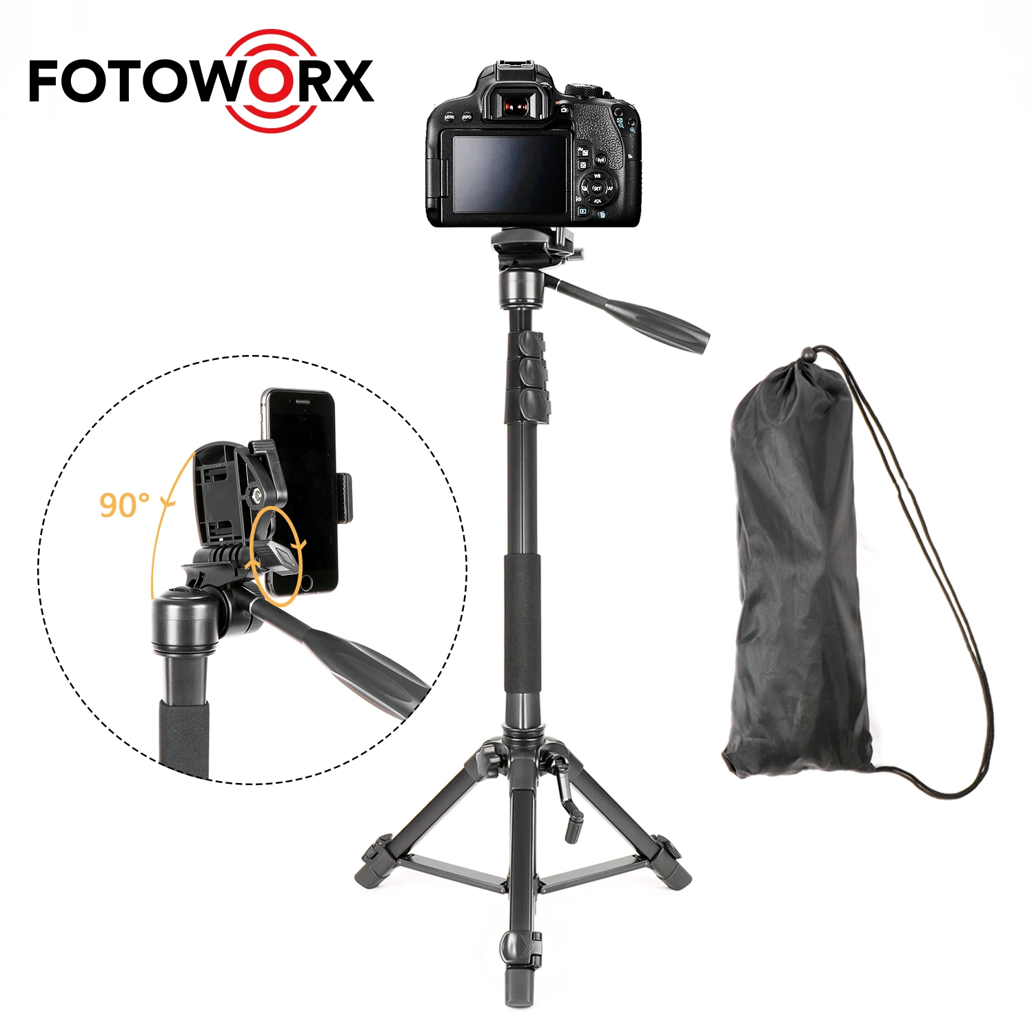 Fotoworx Light Weight Camera Monopod Tripod for DSLR Camera